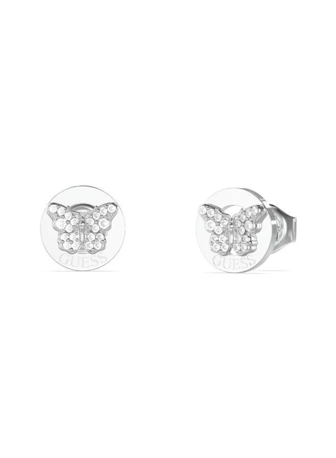 GUESS 10Mm Borboleta Coin Studs